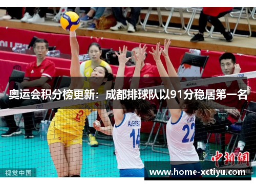 奥运会积分榜更新：成都排球队以91分稳居第一名